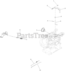 Toro 38756 (721 QZE) - Toro 21" Power Clear Snow Thrower (SN: 409200000 - 411799999) Governor Assembly