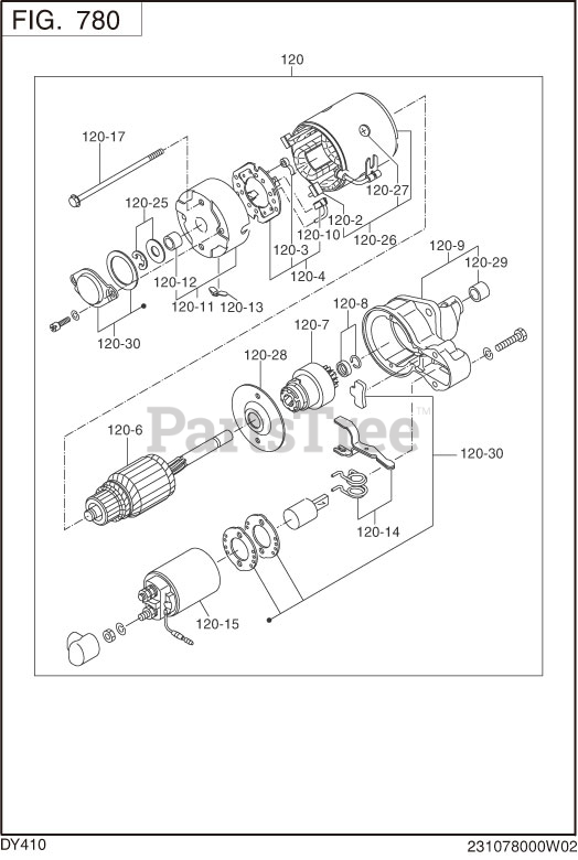 Subaru Robin DY410DS7450 DY41
