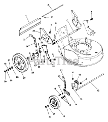 Ariens 911051 (LM 21 S) - Ariens 21" Self-Propelled Walk-Behind Mower, 5hp Tecumseh (SN: 005001 - 007250)