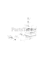 MTD 170-L0 - MTD Engine 170-L0 Fuel Tank &amp; Mounting