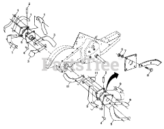 Maxim MX R500 K - Maxim Tiller (2000) Tine Assembly