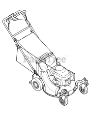 MTD 12A-989Q795 - MTD Pro Walk-Behind Mower (2008)