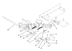 Toro 22-14O501 (244-5) - Toro Yard Tractor (SN: 010000001 - 019999999) (1991)