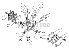 Echo QV-8000 - Echo QuikVent Chainsaw (Type 1) Carburetor -- HDA-153A S/N: 005689 - 999999