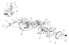 Huskee 24A-652D131 - Huskee Blower (2004) (Tractor Supply) Blower Housing