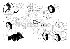 Husqvarna R 152 (961410064-06) - Husqvarna Walk-Behind Mower (2010-02) DRIVE