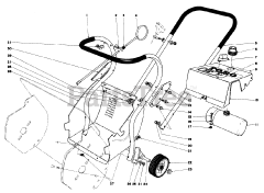 Toro 31412 - Toro Snow Pup Snow Thrower (SN: 002000001 - 002999999) (1972)