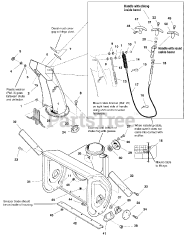 Simplicity 1180 M (1693656) - Simplicity 32" Snow Thrower, 11hp