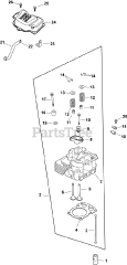 Kohler CH13-22516 - Kohler Command PRO Single Engine, Made for Brauchle, 13hp, 9.7kW Head/Valve/Breather