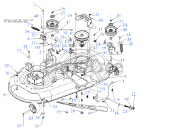 Columbia CLT 46 CVT (13B878KT897) - Columbia 46" Lawn Tractor (2019)