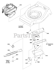 Murray EMPV 21675 (7800866) - Murray 21" Walk-Behind Mower (2012)