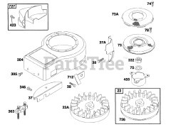 Briggs & Stratton 258702-0104-01 - Briggs & Stratton Vertical Engine