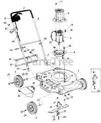 MTD 186-070-000 - MTD Walk-Behind Mower, Electric (1986)