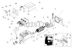 Briggs & Stratton 030274-0 - Briggs & Stratton ProClassic 5000-3 Portable Generator Alternator &amp; Outlet Panel