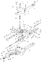 MTD 135-502-000 - MTD Lawn Tractor (1985) Single Speed Axle