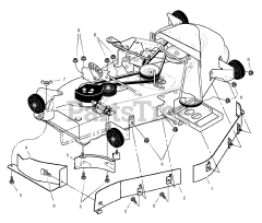 Murray 24769A - Murray Grass Bagger (1999) Baffle Assembly