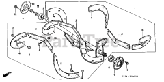 Honda HS621 AS/D (SZAN) - Honda 21" Snow Blower, Made in Japan (SN: SZAN-1130001 - SZAN-1130378) AUGER