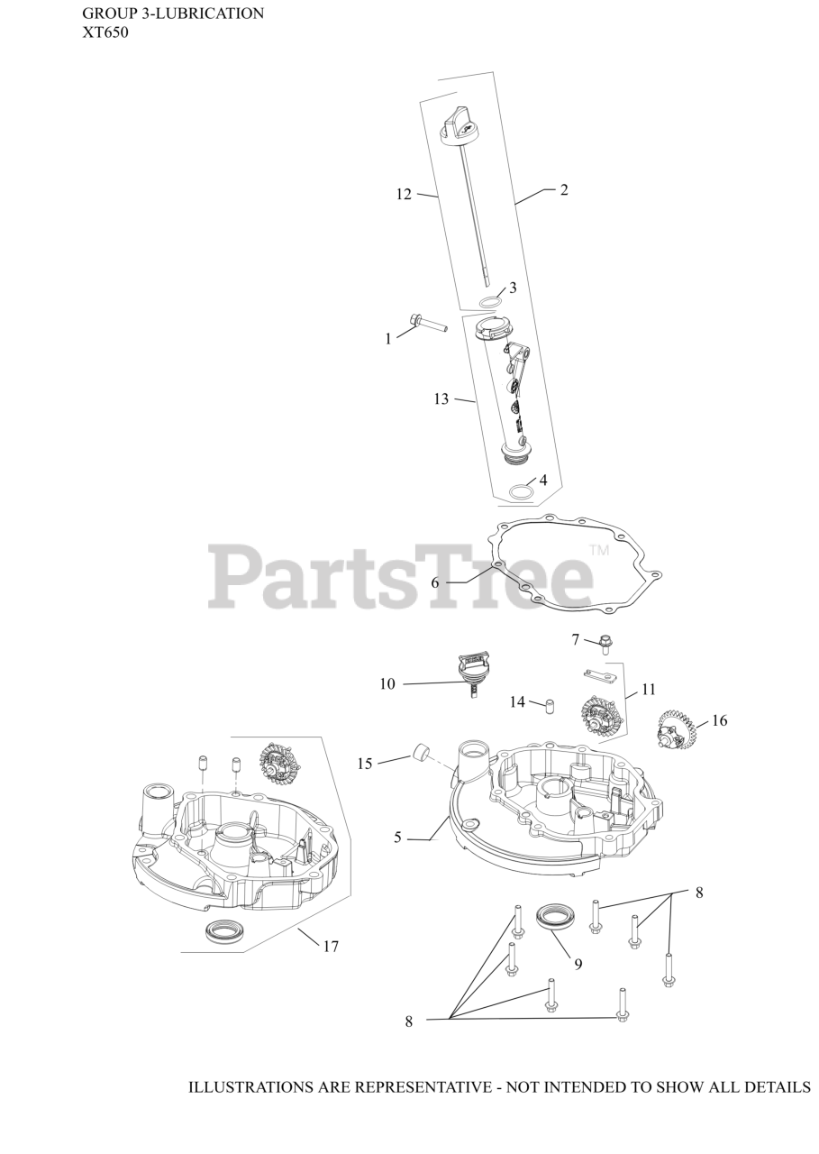 Kohler XT6502027 Kohler XT Series Engine, Made for Lawn Boy, 6.5 ft