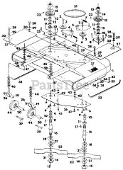 Gravely 885004 - Gravely 40" Deck for Commercial 2-Wheel Tractor (SN: 000101 & Above)