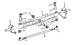 International Harvester 75 (0340008U) - International Harvester Riding Mower (1972 - 1981) Front Axle