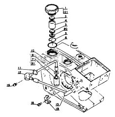 Echo CS-302 - Echo Chainsaw Fuel System
