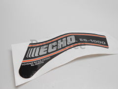 Echo 89011208761 Label, Model Es-1000 - image 1