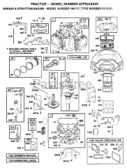 Electrolux/AYP 8248 A99 - Electrolux/AYP Lawn Tractor (1999)