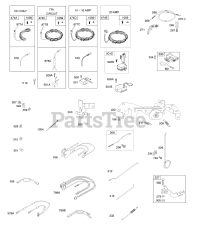Briggs & Stratton 305777-0115-E1 - Briggs & Stratton Vertical Engine Controls, Wires, Springs, Alternators, Ignition