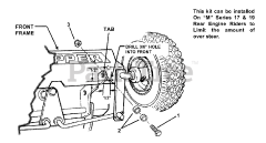 Snapper 7063071 - Snapper RER Steering Stop Kit Steering Stop Kit