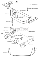 Husqvarna 326 HS 75 X - Husqvarna Hedge Trimmer (2002-01) Handles &amp; Throttle Assy.