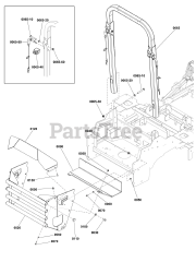 Ferris ISX 3300 (5902066) - Ferris ISX3300 Series 60" Zero-Turn Mower, 31hp Kawasaki Rear Bumper and ROPS Group