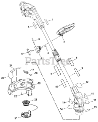 Ryobi P 2200 - Ryobi 18V String Trimmer Hybrid