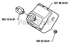 Husqvarna 18 RL - Husqvarna String Trimmer (1988-05) Muffler
