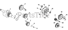 Kohler CS12-941520 - Kohler Command PRO Engine, Basic Version, 12hp, 8.95kW Crankshaft 1-7-1 (TP-2502-A)