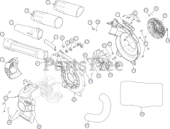Remington RM 2 BV (41BS2BVG883) - Remington Blower General Assembly