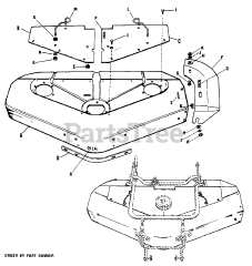 Simplicity 990501 - Simplicity 42" Mower Deck DECK ASSEMBLY
