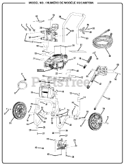 Husky HUCA 80709 A - Husky Pressure Washer General Assembly