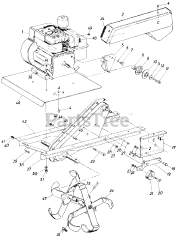 MTD 21310S - MTD Tiller (1985) Tiller