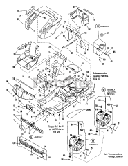 Snapper 150Z (CSC 18533) (7800392) - Snapper 33" Zero-Turn Mower, 18.5hp Frame, Body &amp; Seat Group (7501739)