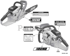 Echo CS-440 - Echo Chainsaw (SN: C09112001001 - C09112999999)