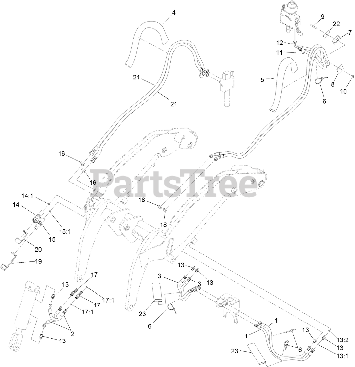 Toro 22327 G (TX 1000) Toro Dingo Compact Utility Loader (SN
