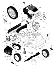 Murray 205311x50A - Murray 20" Walk-Behind Mower (2005) Mower Housing Assembly