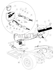 Husqvarna HUV 4210 EXP - Husqvarna 4x2 Utility Vehicle, Electric (2006-11) Forward/Reverse Switch, Tow/Run Switch