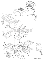 Husqvarna RE 11597 (960110307-00) - Husqvarna Lawn Tractor (2012-01)