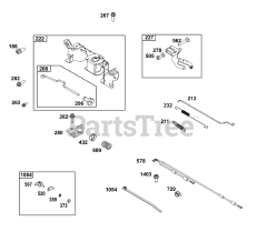 Briggs & Stratton 359447-0119-E1 - Briggs & Stratton Horizontal Engine Controls Group