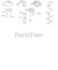 Briggs & Stratton 13H337-0118-B8 - Briggs & Stratton Horizontal Engine Exhaust System