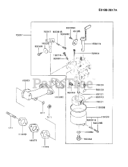 Kawasaki FA130D-BS10 - Kawasaki Engine CARBURETOR