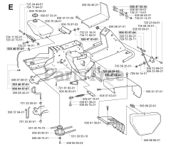 Husqvarna R 13 (953950401) - Husqvarna Swedish Riding Mower (2004-01) CHASSIS / FRAME
