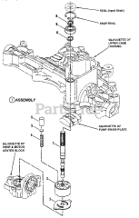Tuff Torq K 50 - Tuff Torq Hydrostatic Transaxle Parts & Diagrams ...
