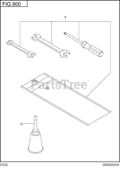 Subaru Robin DY232BB0210 (DY23-2) - Subaru Robin Engine, Diesel 900 Accessory